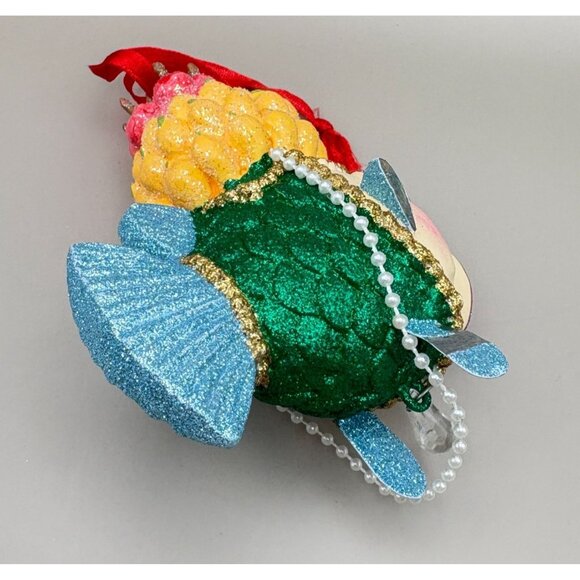 Vintage Kissing Fish Fruit Hat Christmas Tree Ornament Katherine's Collection - Picture 6 of 8